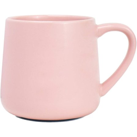 Stor blank kaffemugg i keramik, tekopp för kontor och hem, 414 ml, lämplig för diskmaskin och mikrovågsugn, 1-pack