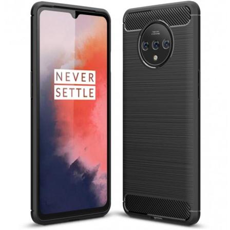 Oneplus 7t Stöttåligt Skal Slimcarbon Svart