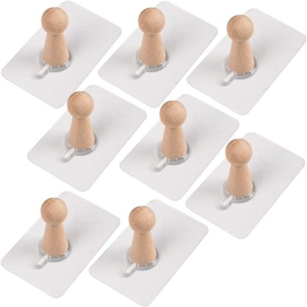 8 Stk Hattekroge Hattebøjler Knage