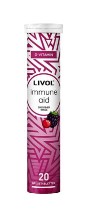 Livol Immune Aid - D-vitamin 25 μg 20 brusetabletter, Helse & Madvarer, Vitaminer, D-vitamin