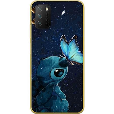 Xiaomi Poco M3 L pin kyv kuori Stitch perhonen