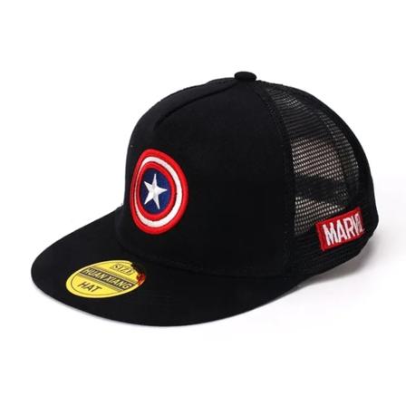 2023 Disney Spiderman Cartoon Baby Hat Barn Baseball Cap Pojke Flicka Marvel Kepsar Snapback Hip Hop Barn Cap för toddler Justerbar 2-8Y mesh black 