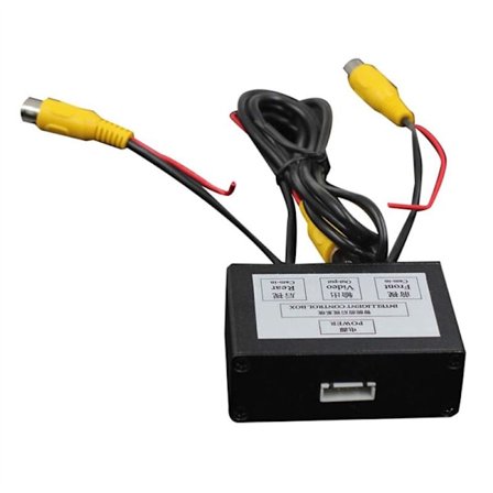 Bilparkering Kamera Video Kanal Konverter Automatisk Växel /Sidvy/Bakspegel Box