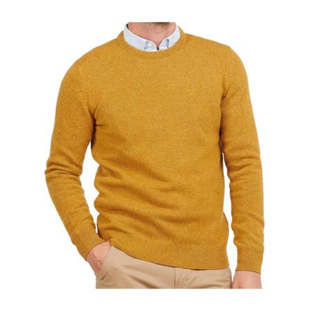 Barbour Round-Neck Sweater Gul, Herre