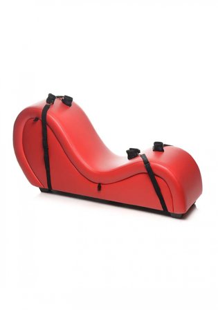 XR Brands: Kinky Couch Sex Chaise Lounge - Röd - Sexleker Vuxen: For par