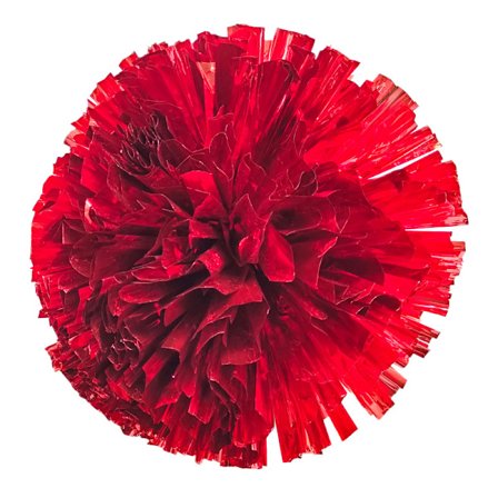Cheerleading Pom Poms, Store 32cm Dobbelthovedede Metalliske Cheer Pom Poms Red