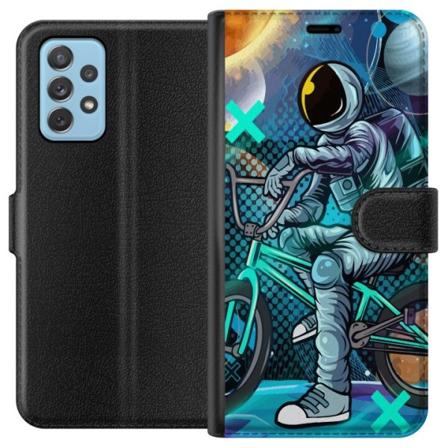 Samsung Galaxy A72 5G Lompakkokotelo Astronautti