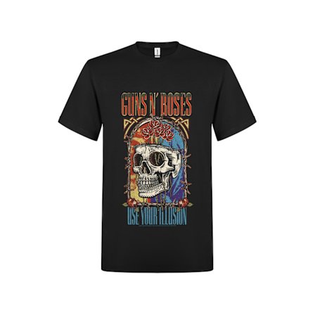 Guns N ́ Roses Use your Illution Skull T-Shirt