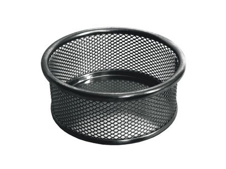 Gemhållare, trådmetall, öppen upptill, 118 x 50 mm, svart - Lyreco - Kontorsmaterial - Till skrivbordet - Gemkoppar