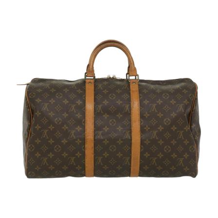 Louis Vuitton Vintage, Weekend Bags Bruin, unisex, Maat:ONE Size