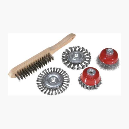 Stålborstsats 5 st.