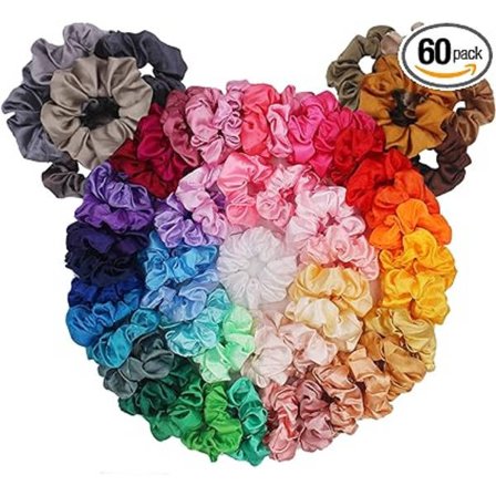 60 stk. hårspray, silke satin hårspray, krøllede tilbehør til