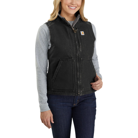 Carhartt Workwear Carhartt W's Sherpa Lined Mock Neck Vest Black