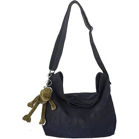 Canvas Messenger Vintage Bag Alt Emo Crossbody Bag Goth Punk Skulderveske Harajuku Grunge Håndveske