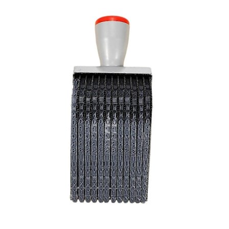 Multifunktionel 12-cifret alfabet rullestempel engelsk bogstav tal prægning DIY scrapbooking R