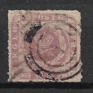 Danmark 1863 - AFA 10 - Stemplet