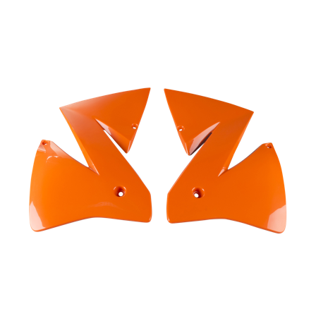 Convogliatori Radiatore Polisport Arancio-Nero - KTM 300 EXC 2001-2002