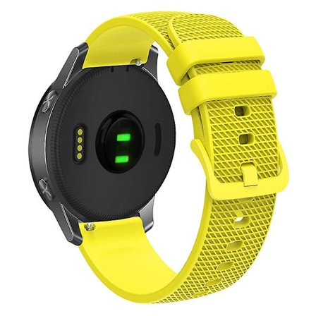 18mm Rutigt mönster Silikonklockarmband för Garmin Venu 3s / Forerunner 265s