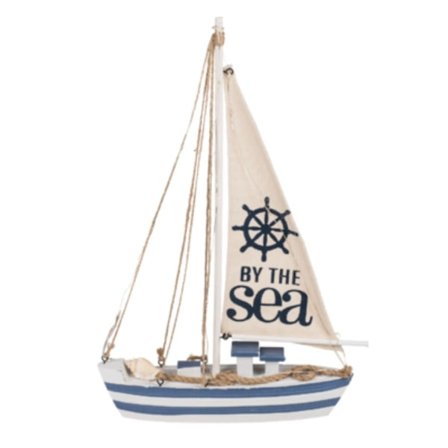 Out of the Blue Wooden Sailing Boat with 11 LED