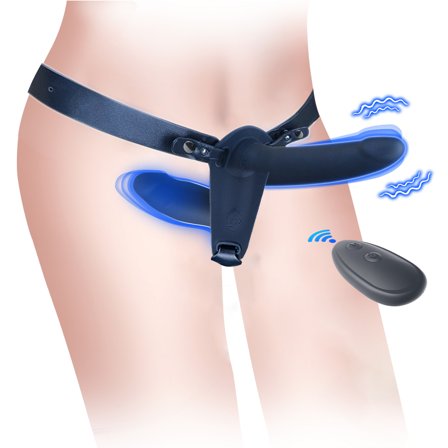 Double Take Vibrating Strap-On Set - Sustainable Pleasure