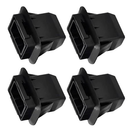 Bilbagsædehyndeclips Ubesværet Nem Installation Forstærkede ABS Bagsædeklemmehyndepuder