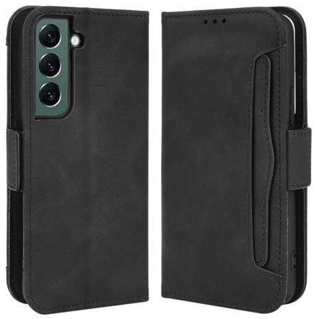 Modernt Samsung Galaxy S22 Plus fodral med plånbok - Svart Svart