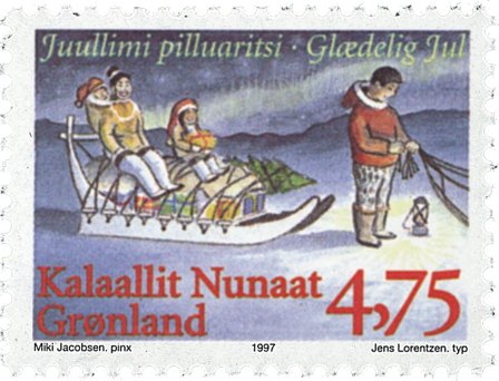 Grønland - Jule-frimærke 1997 - AFA 318 - Postfrisk