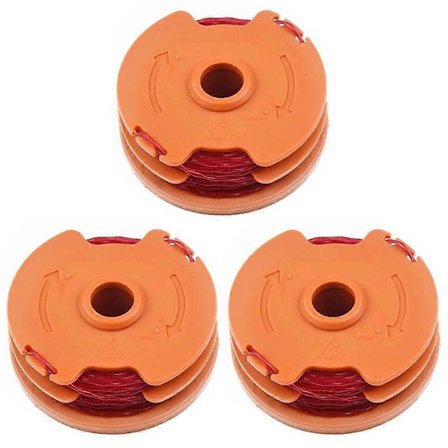 3 stk. Spoler med tråd til Worx plænetrimmer WA0007