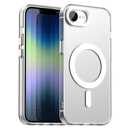 SKALO iPhone 16e Candy Series Hybrid Suojakuori - Valkoinen