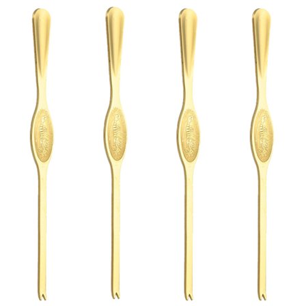 4 kpl Ruostumattomasta teräksestä valmistettuja ravun kynsivasaroita - Merenelävätyökalut yhteensopivia rapujen haarukoiden kanssa