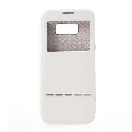 Slide to Answer Etui til Samsung Galaxy S8 Plus - Hvid