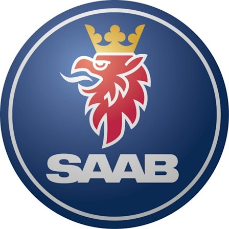 Saab dekal, finns i 3 storlekar