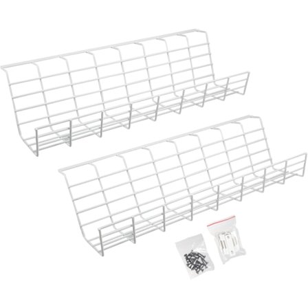 2 kpl pöydän alla oleva johdon säilytyslaite kaapelin järjestäjä