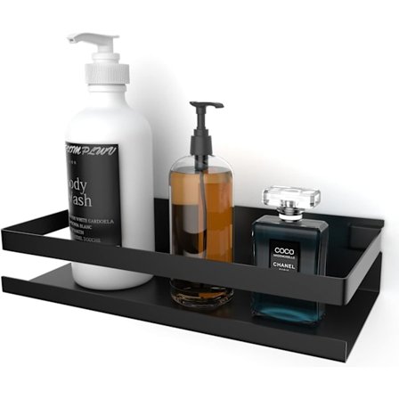 Tyylikäs liimattava alumiiniseoshylly leivontamaalitekniikalla ja helpolla asennuksella moderniin kylpyhuone- ja keittiöpäivitykseen