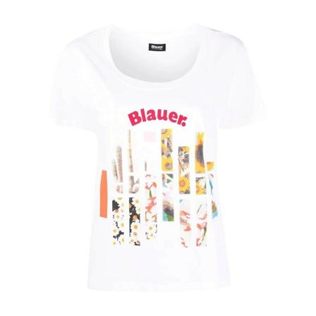 Blauer, Short Sleeve Shirts Biały, Kobieta, Rozmiar: L