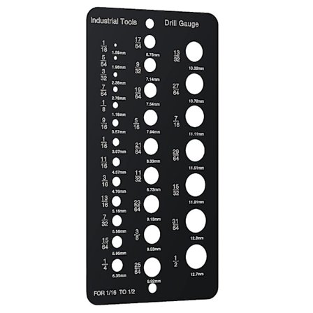 Boremålere Metrisk måler Bolt og tråddiameterindeksmåler