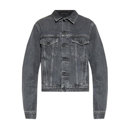 Off White Denim Jakke Grå, Dame