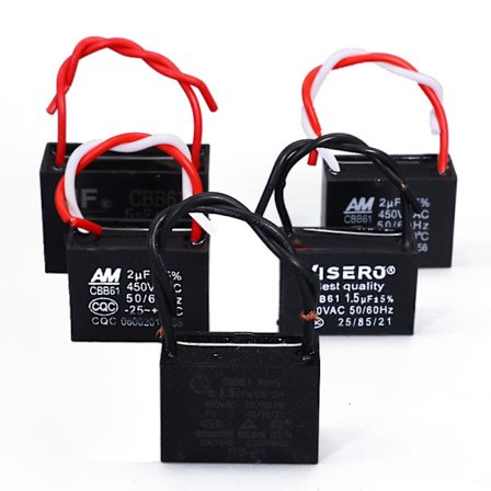 CBB61 450V 1UF -25UF Terminal Loft AC Fan startkondensator