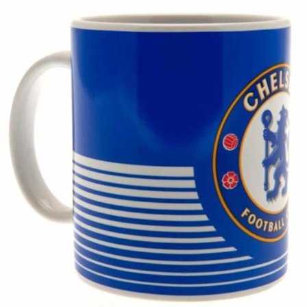 Chelsea FC Linear Mug One Size Blå/Vit