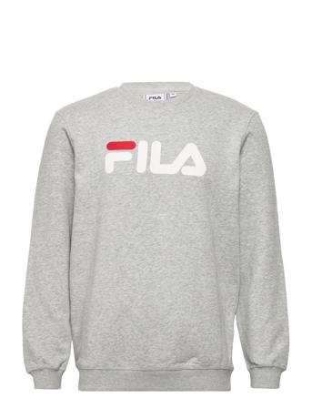 Barbian Crew Sweat Sweat-shirt Tröja Grå FILA