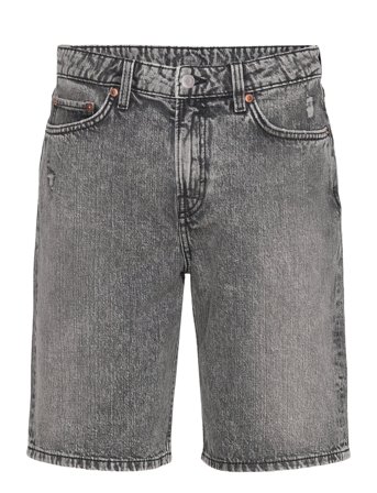 Weekday Monterey Denim Shorts - Grey - 25