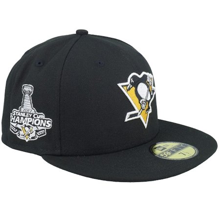 New Era - NHL Svart fitted Keps - Hatstore Exclusive x Pittsburgh Penguins Stanley Cup Champions 17 59FIFTY Black Fitted @ Hatstore