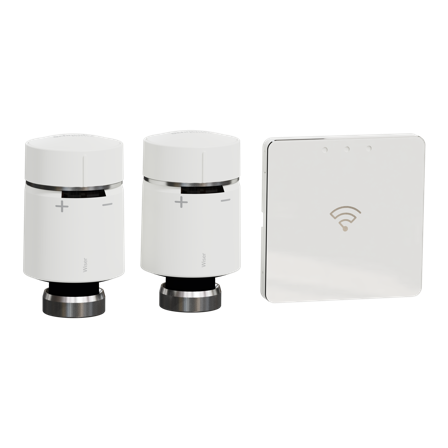 Schneider Electric CCTFR6906WA Patteritermostaattipaketti keskusyksiköllä, Lämmitys