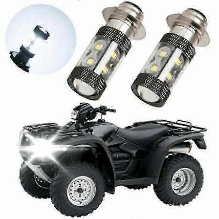 LED ATV-frontlykter Yamaha H6M 12V 30W Hvit