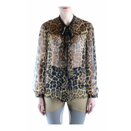 Saint Laurent - Blusar - Brun - Dam - Storlek: M, Dam, Storlek: M