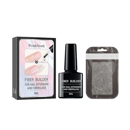 Snabbtorkande Nagelbyggnadskit med Fiberlim UV/LED-härdning för Starka, Hållbara Naglar