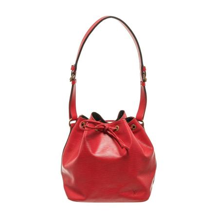 Louis Vuitton Vintage Pre-owned Louis Vuitton Red Epi Leather Petit Noe Bucket Tas , Rood , Dames , Maat: ONE Size Vintage Tassen