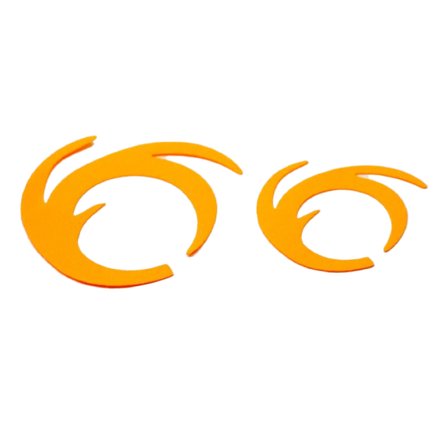 Dragon Tails M - Fluo Orange