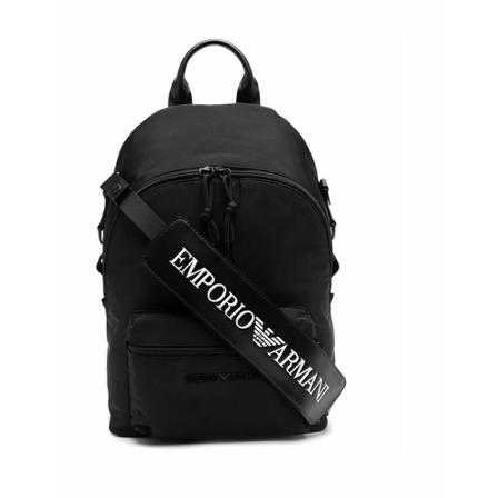 Emporio Armani Rugzaks , Zwart , Heren , Maat: ONE Size Rugzakken