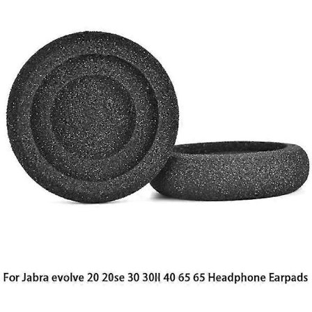 Ersättningsöronkuddar för Jabra Evolve 20 20se 30 30ii 40 65 65 Hörlurar Öronkuddar Mjukt Memory Foam Svampöverdrag Hörlursskydd